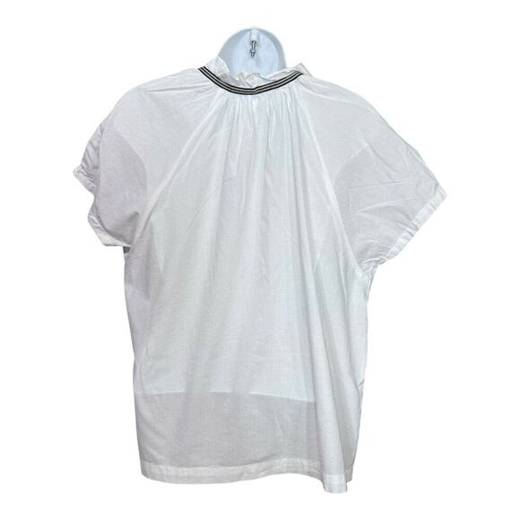 Velvet By Graham And Spencer White Top Medium Cotton - Picture 4 of 10
